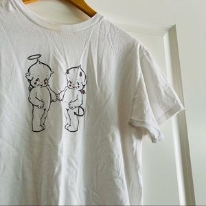 John Galt Brandy Melville Kaitlynn Angel And Devil Baby Tee